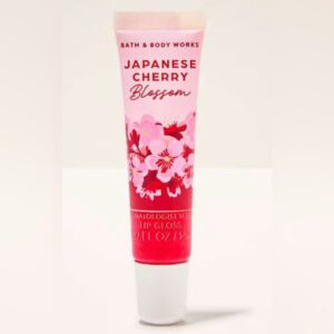 Bath & Body Works Japanese Cherry Blossom Lip Gloss 14ml | Hydrating High-Shine Lip Gloss