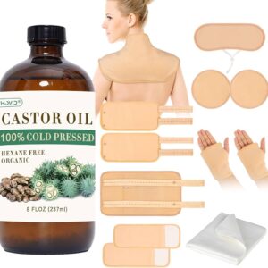 Castor Oil Pack | Reusable Body Wrap for Castor Oil Therapy