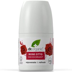 Dr. Organic Rose Otto Deodorant 50ml | Natural Roll-On Deodorant