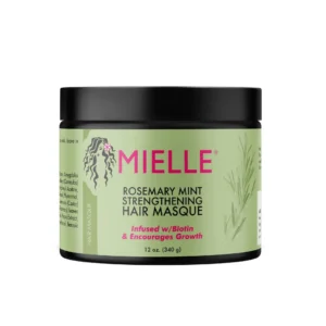 Mielle Rosemary Mint Strengthening Hair Masque 340g | Deep Conditioning Hair Treatment