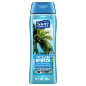 Suave Essentials Ocean Breeze Body Wash 532ml | Refreshing Moisturizing Body Wash